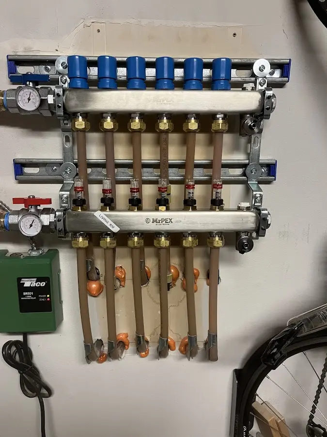 Plumber performing Leak Detection at a residential property in Lake in the Hills